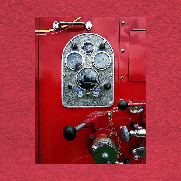 Fire Truck - Gauges on Vintage Fire Truck by SusanSavad